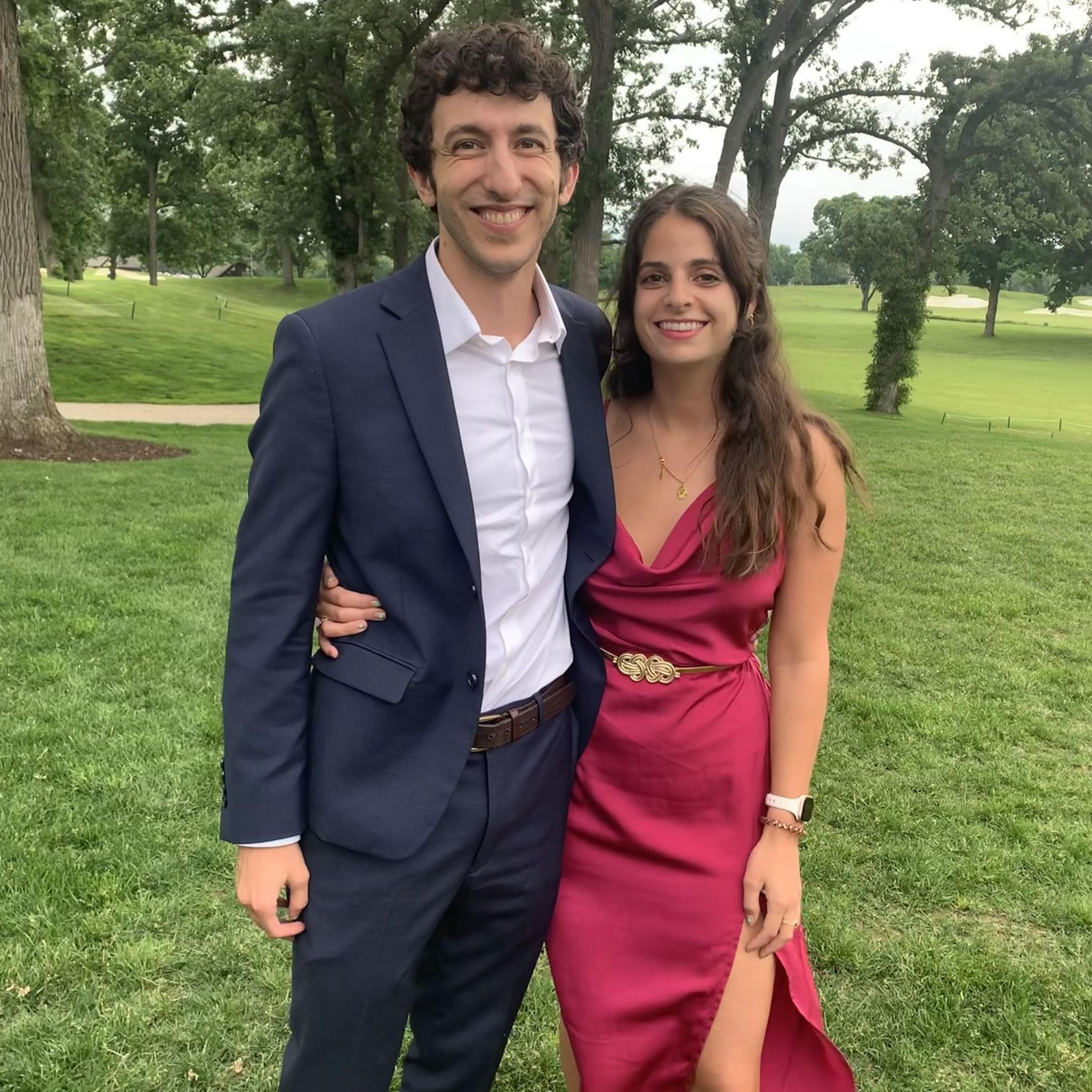 One of the couple's many trips to Michael's beloved home city of Chicago