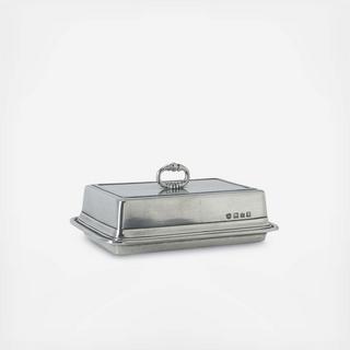 Double Butter Dish with Cover