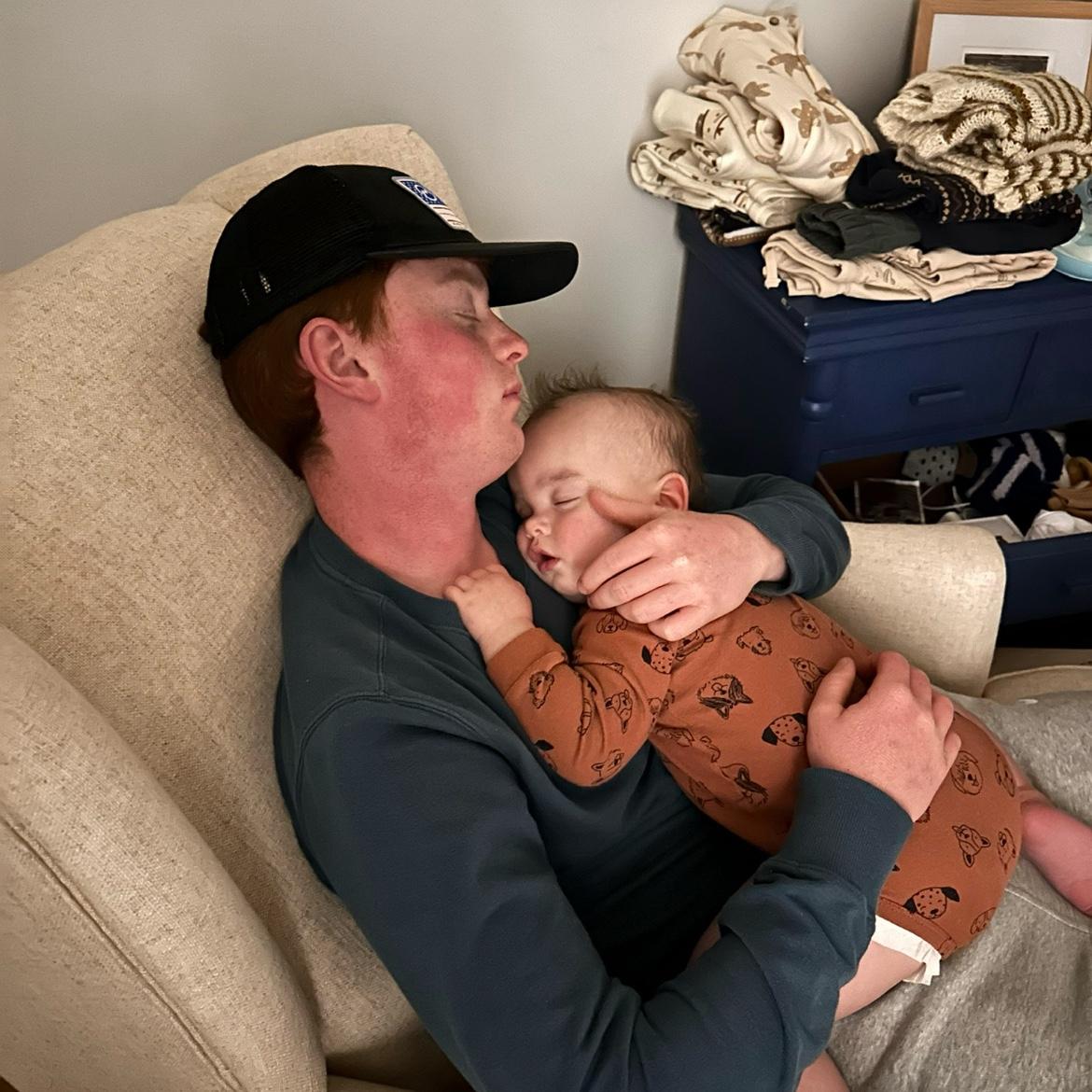 “Uncle Bubba” snuggling our favorite little babe.