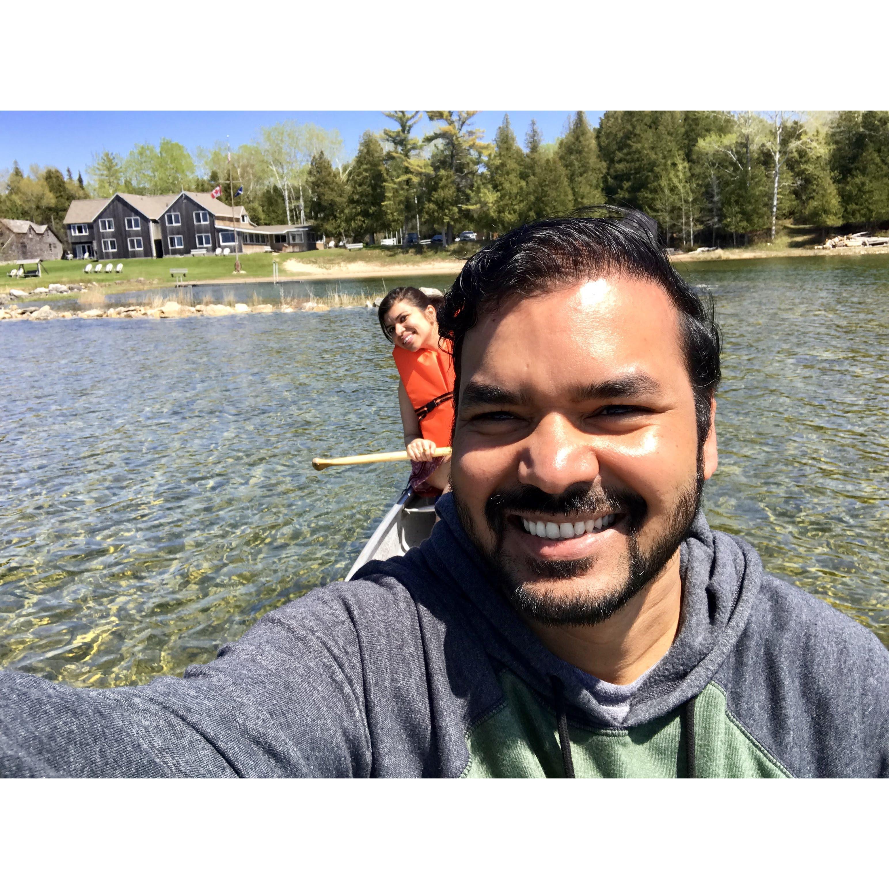 In the Wilderness, Canoeing - Washington Island, WI