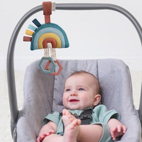 Ritzy Jingle™ Rainbow, Car seat toy, natural baby toy, Itzy Ritzy