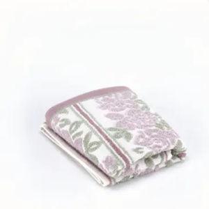 Beautiful by Drew Barrymore Wallpaper Hand Towel, Soft 100% Cotton, Rose Pink