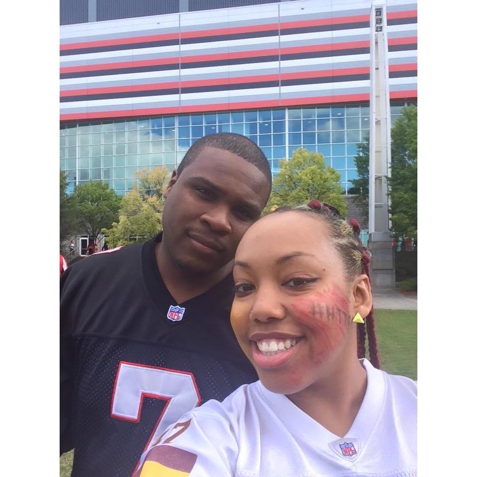 Georgia Dome. Redskins v Falcons