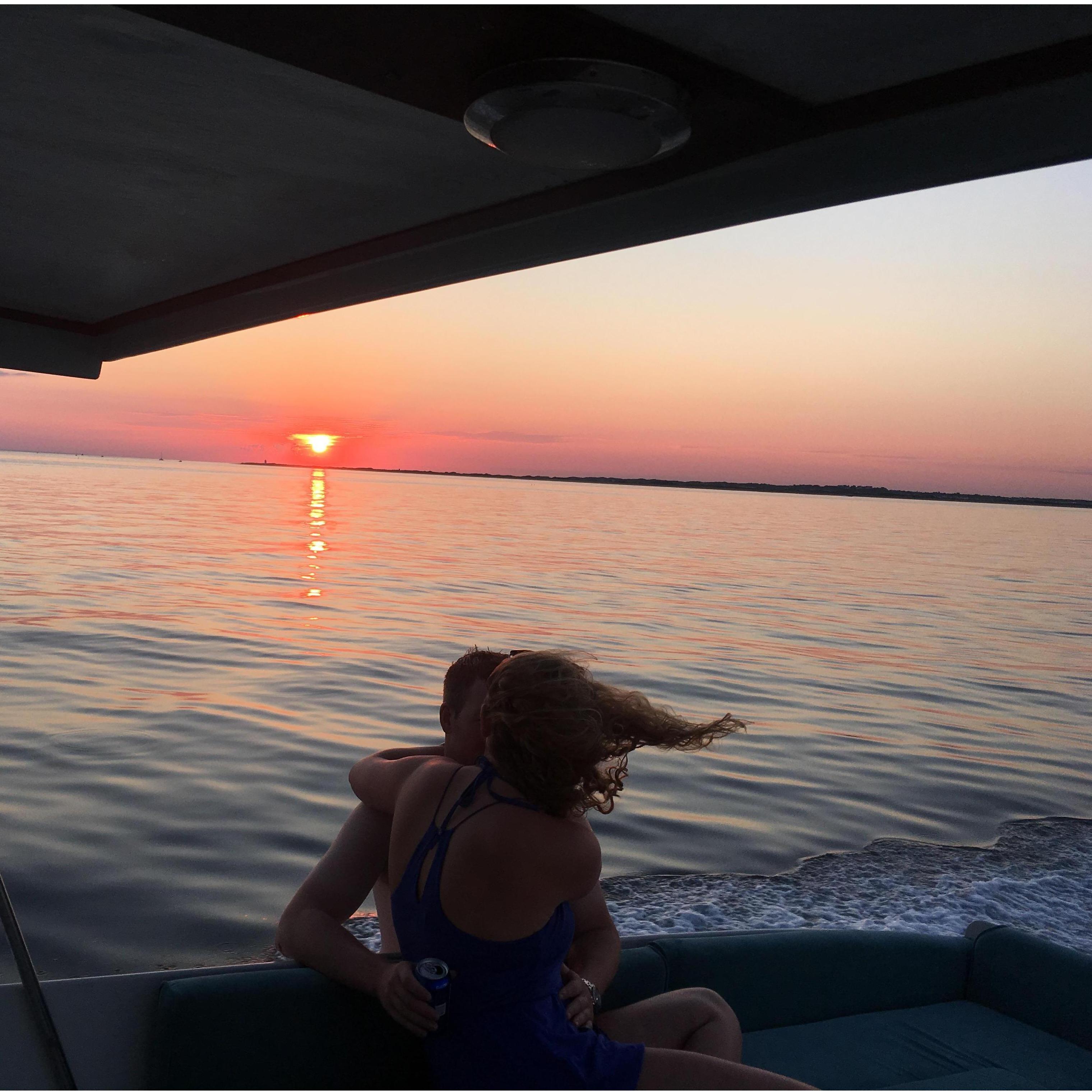 One of many sunsets from Quadrum on Cape Cod Bay, MA