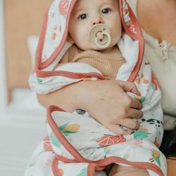 Copper Pearl Baby Hooded Towel