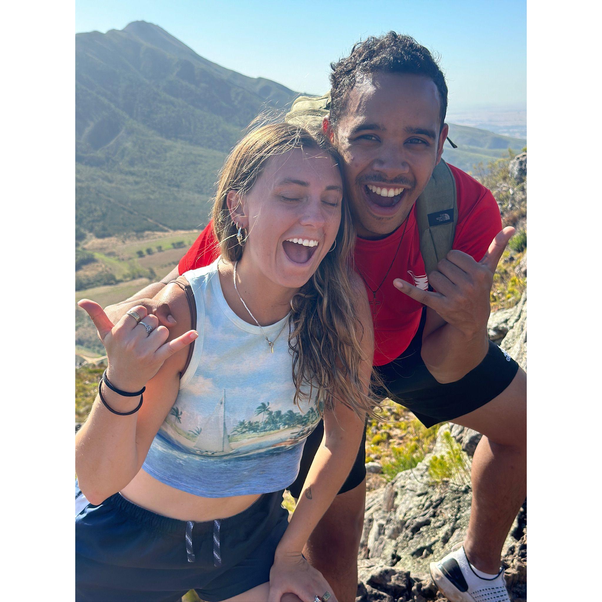 Our first photo together- "Just Co-leaders"