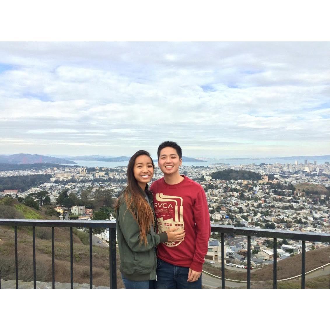 2016 - Jack and Diana exploring Jack's home