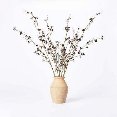 7.5" x 4" Artificial Berry Plant Arrangement in Ceramic Vase - Threshold™ designed with Studio McGee