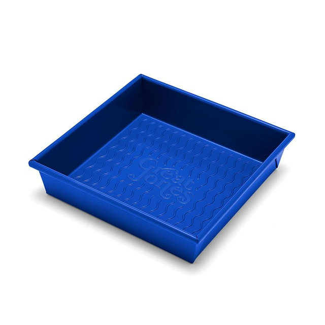 Great Jones Square One (Blueberry) | Nonstick 9x9-Inch Square Baking Pan | Signature Corrugated Bottom | Chemical-Free Nonstick Coating | Oven-Safe & Dishwasher-Friendly