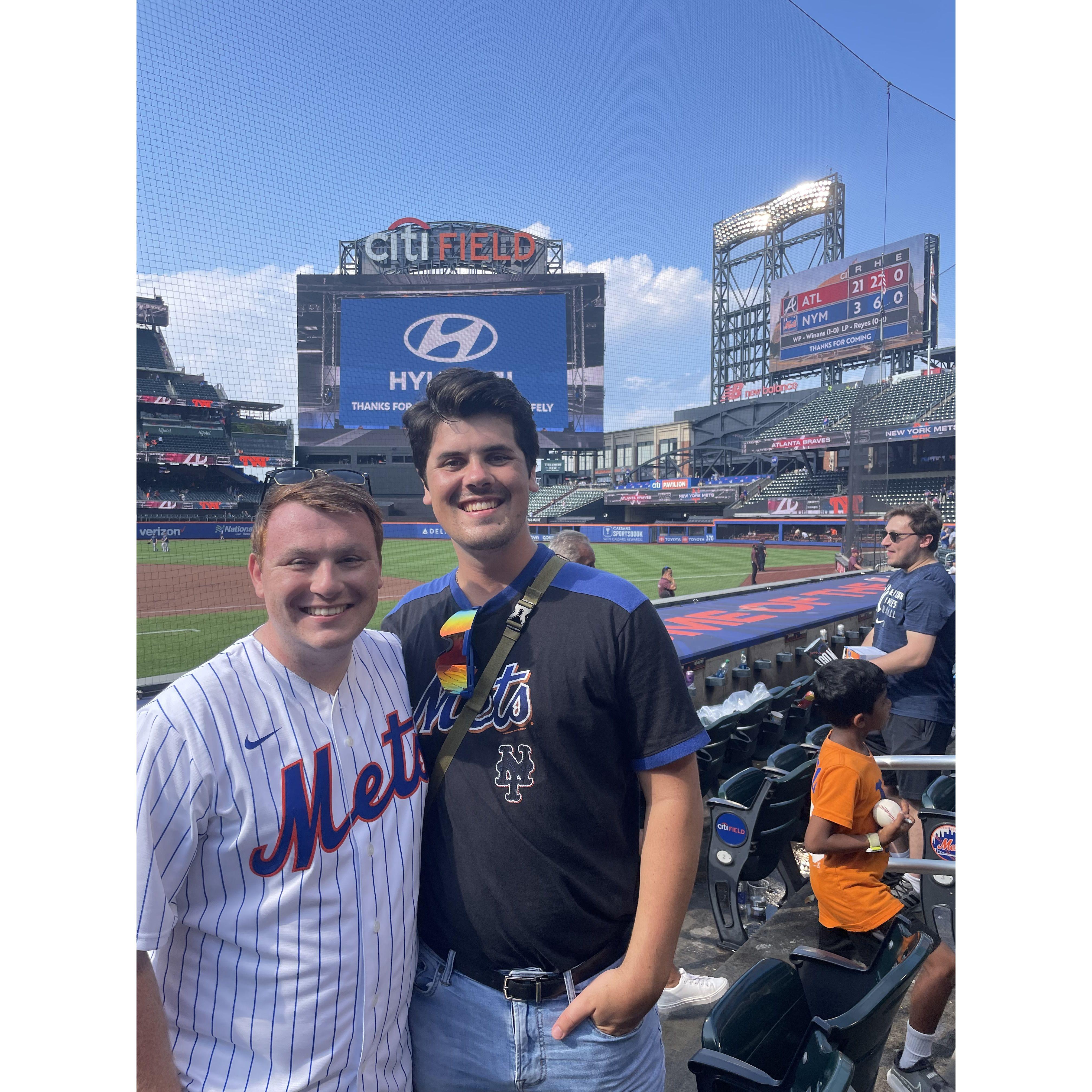 Michael's first Mets game at CitiField! Summer 2023