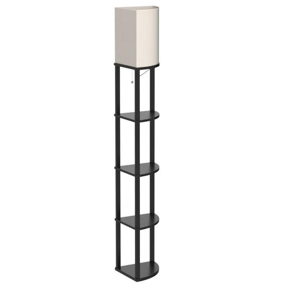 addlon Floor Lamp with Shelves