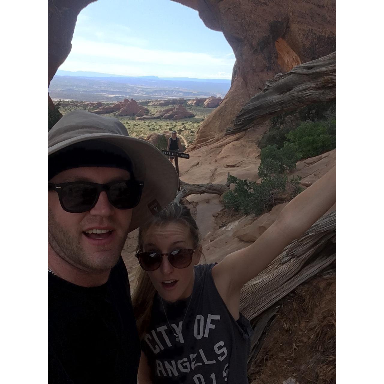 Arches National Park. One of our many adventures.