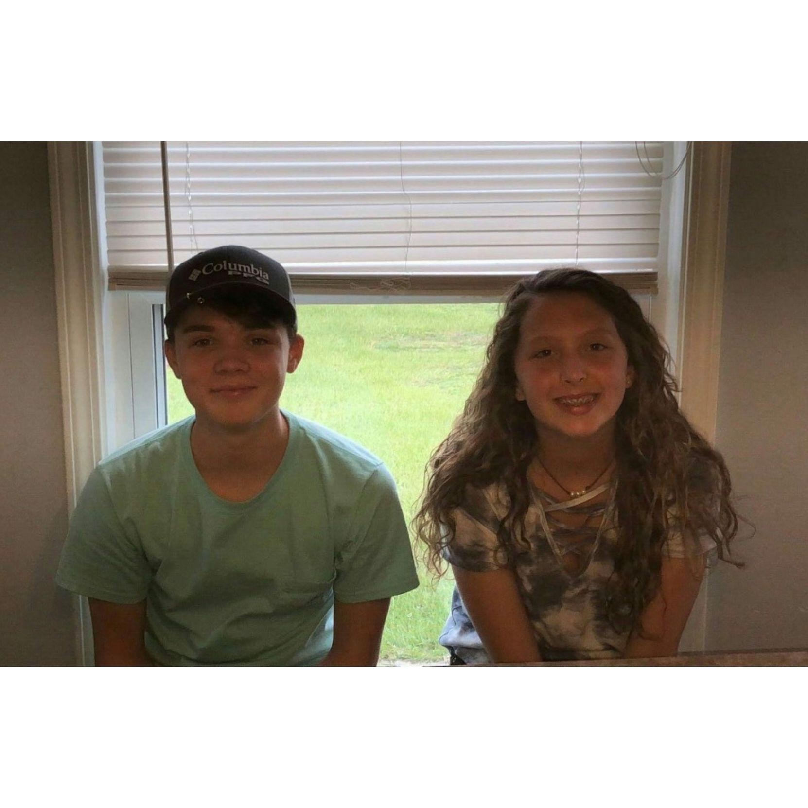 This is the first photo Dolton and I ever took together!