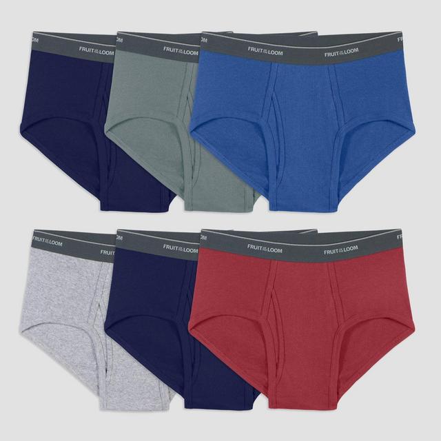 Fruit of the Loom Men's 6pk Briefs - Colors May Vary L