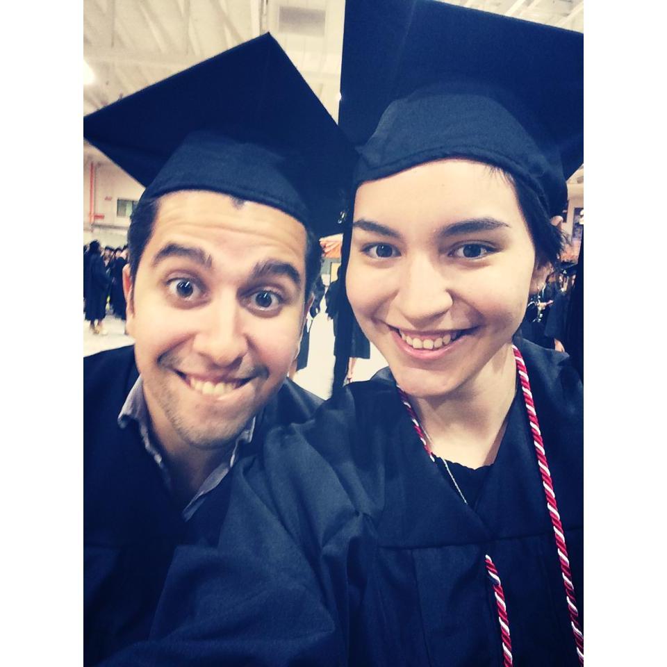 Graduating college together - May 2015