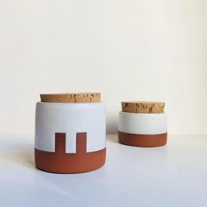 Corked Jars- Small and Large