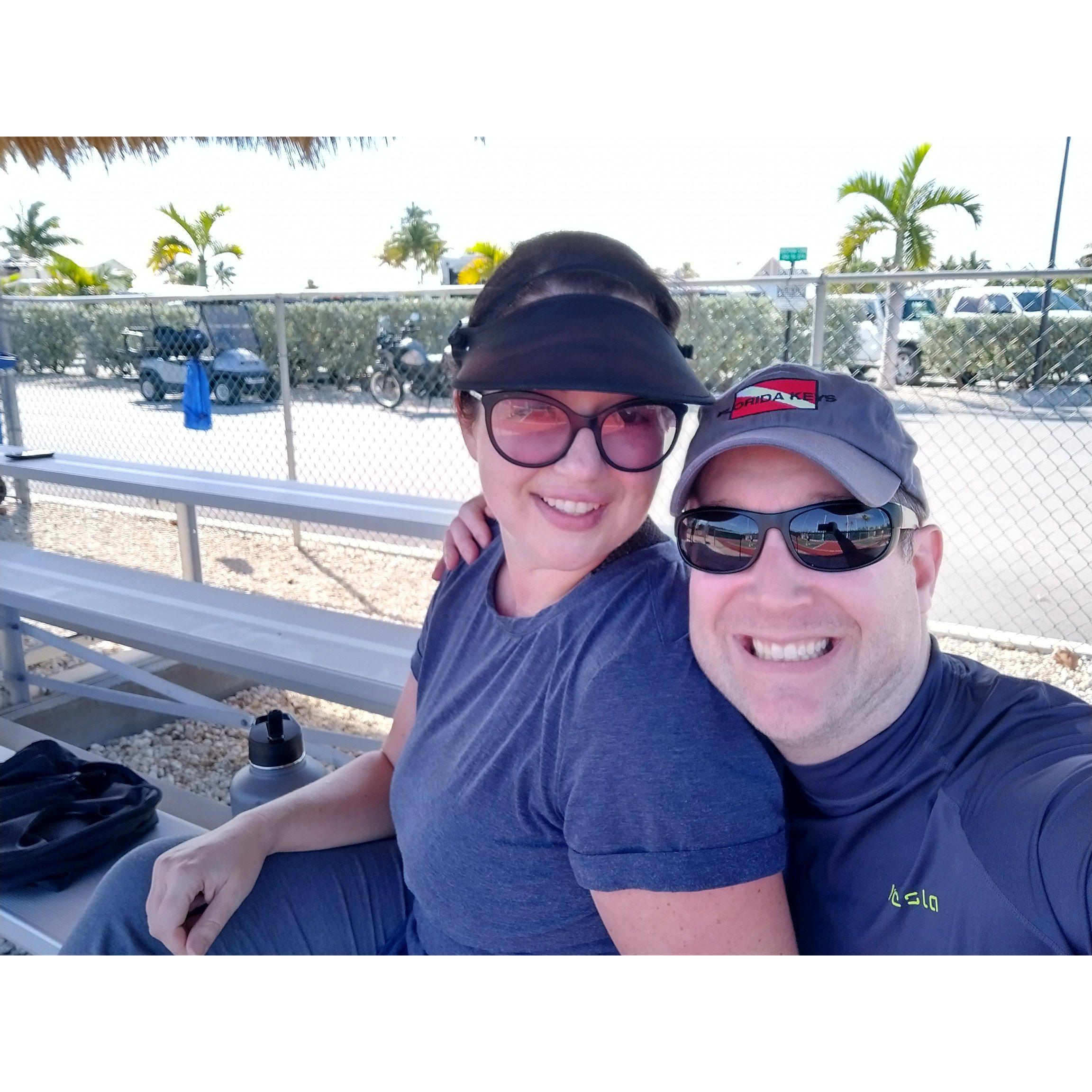 Discovering pickleball during COVID (2021)