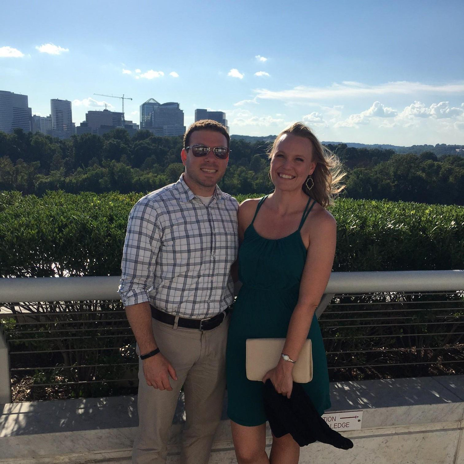 Rooftop bar in DC before seeing the Phantom of the Opera