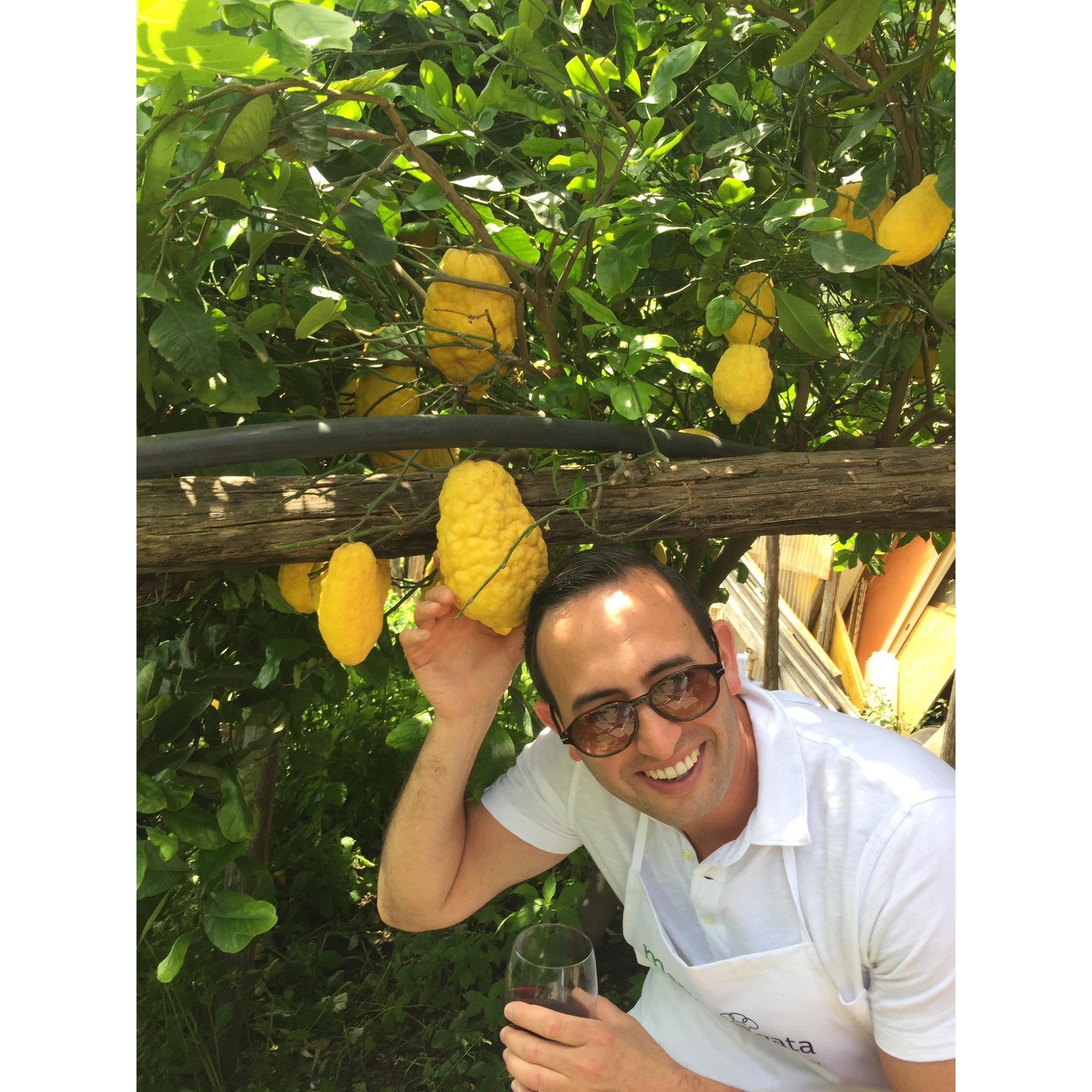 The Amalfi Coast is known for their lemons!