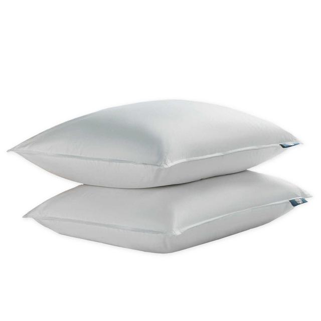 Serta® 2-Pack Goose Feather and Down King Pillows in White