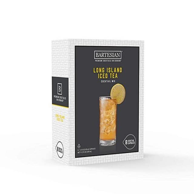 Bartesian Long Island Iced Tea Cocktail Mixer Capsules, Pack of 8 Cocktail Capsules, for Bartesian Premium Cocktail Maker (55427)