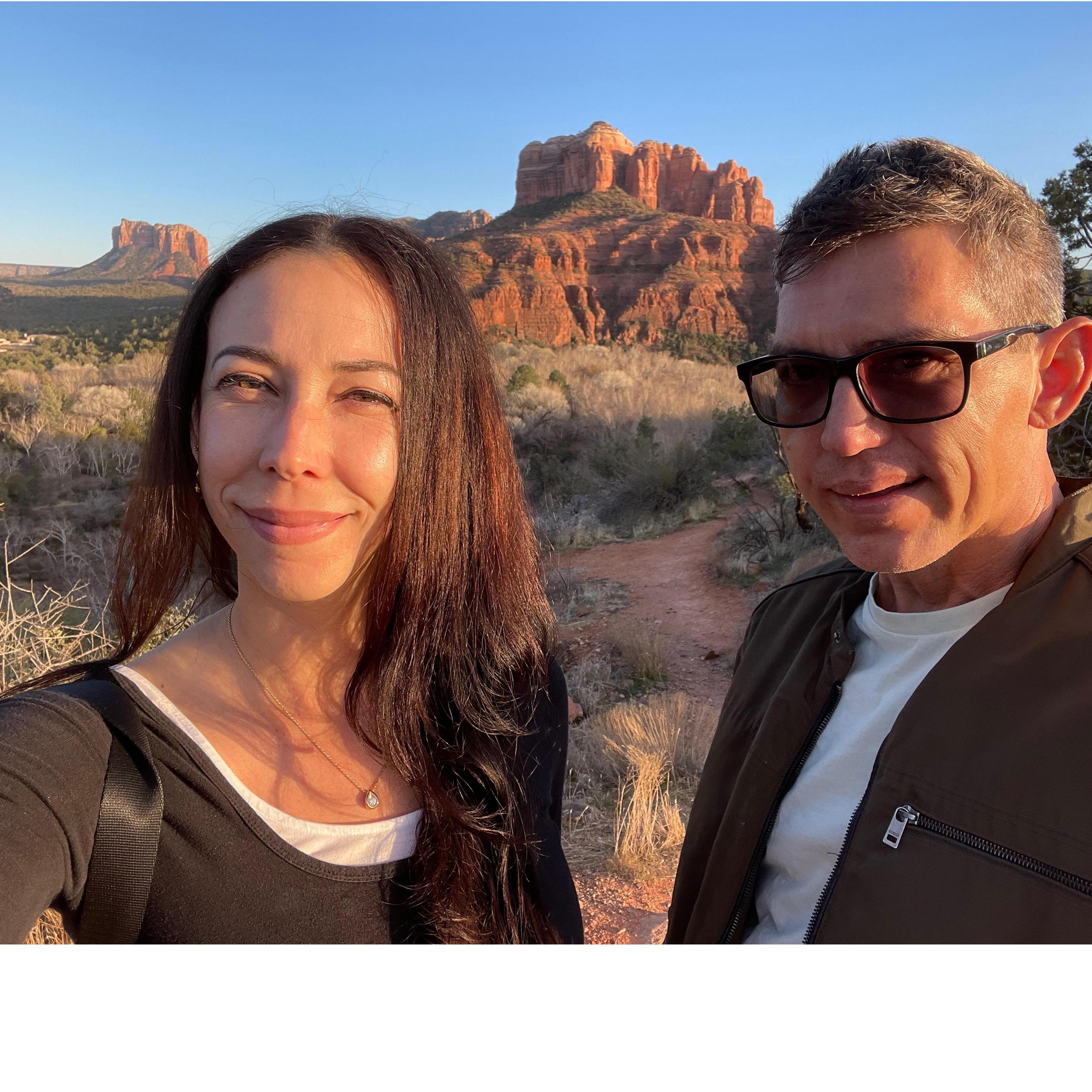 Our first sunset in Sedona