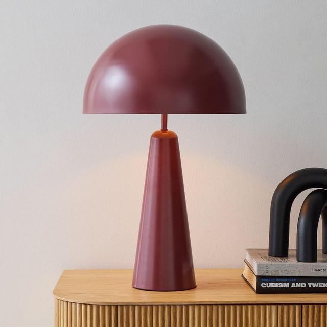 Hastings Metal Table Lamp, Oxblood Powder Coated