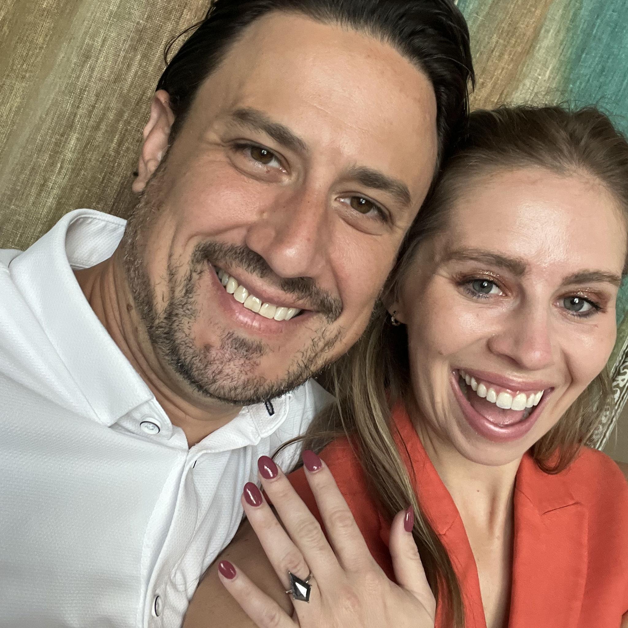 Right after we got engaged in NYC <3