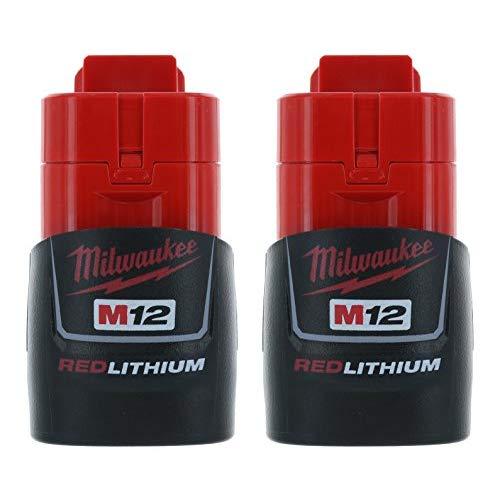 Milwaukee (2-pack) 48-11-2401 M12 RED Li-Ion Battery Packs