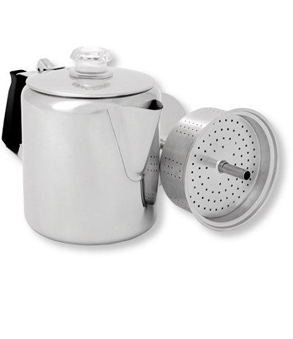 Glacier Stainless-Steel Percolator, Six-Cup