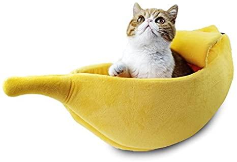 PetGrow Banana Cat Bed Cat House