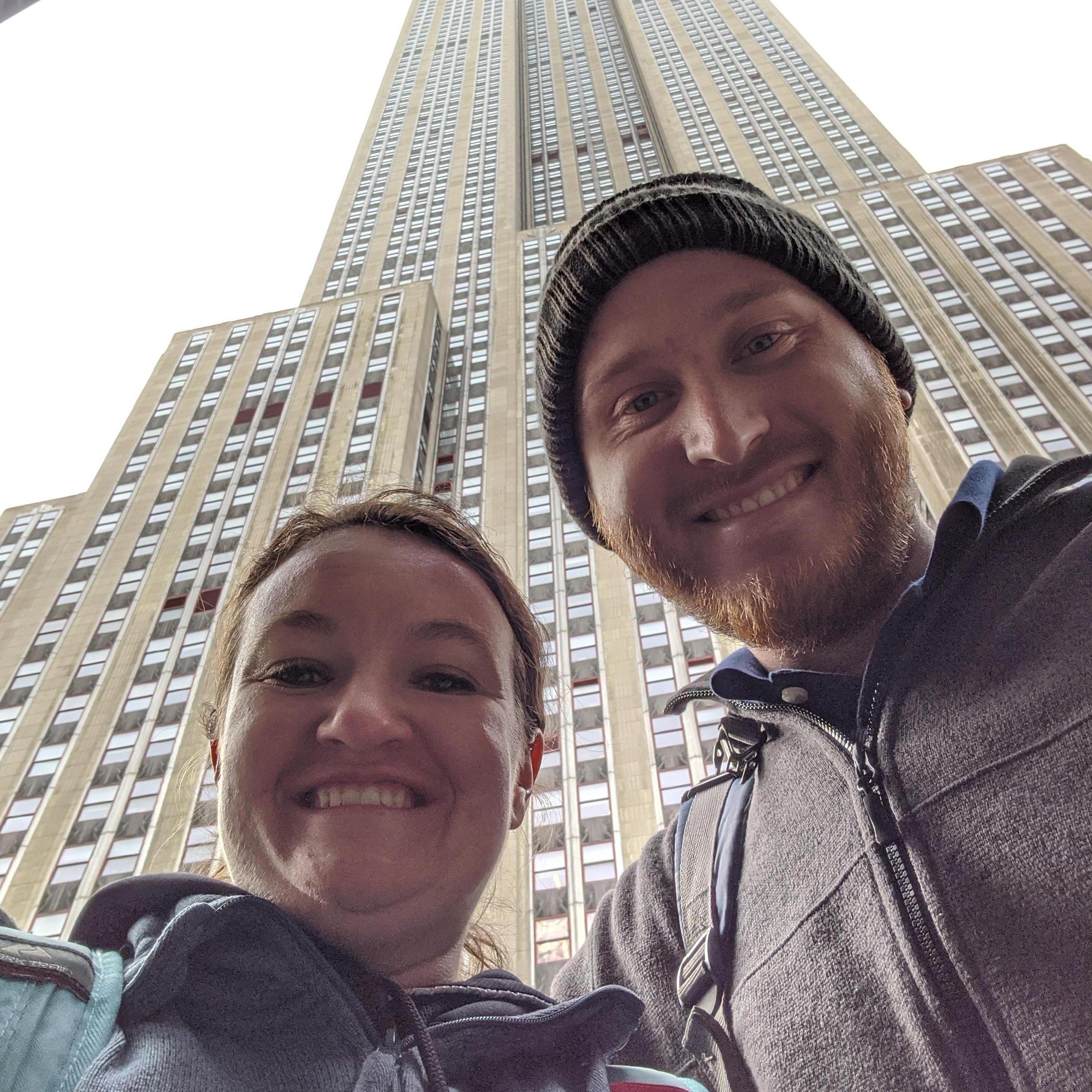 The Empire State building in New York!