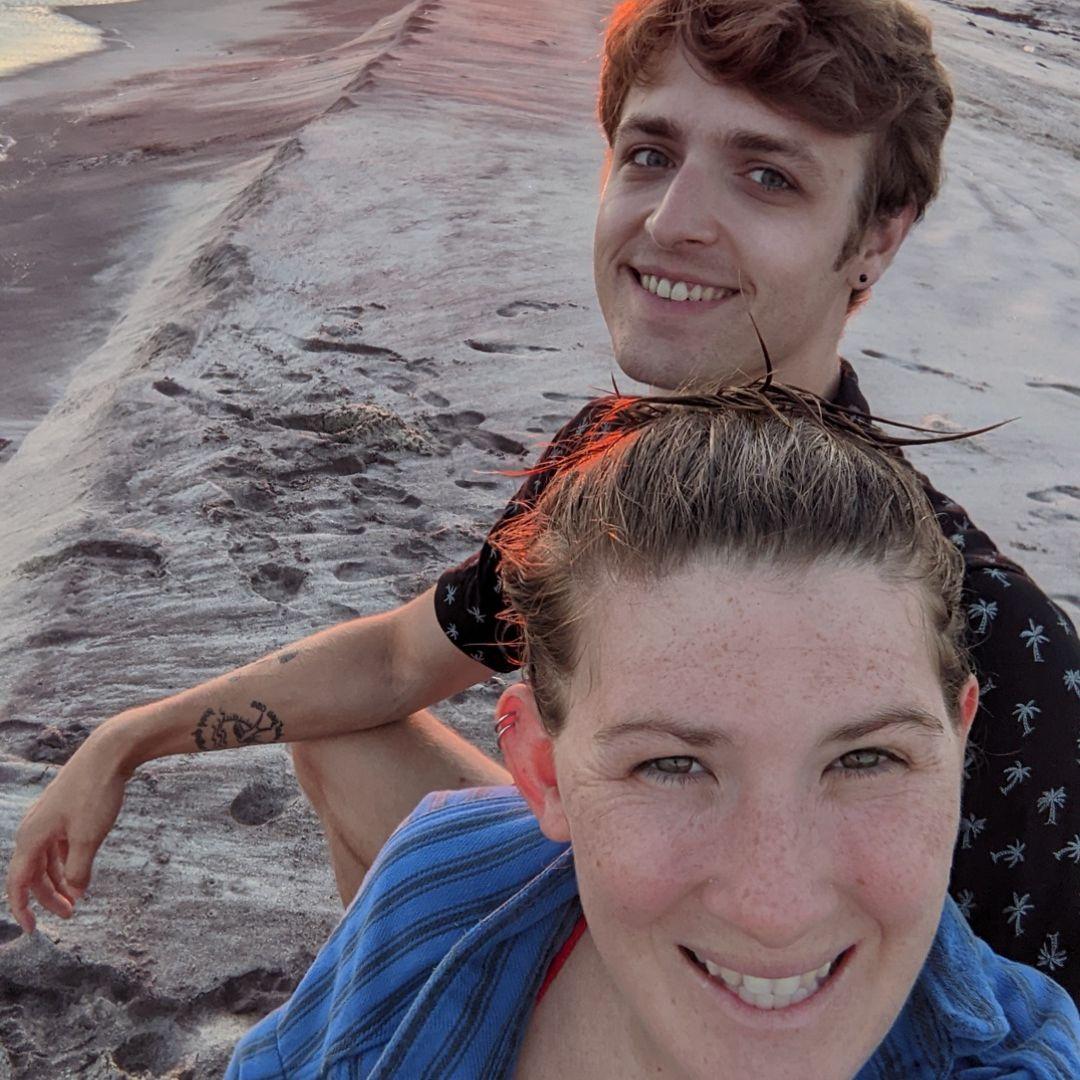 The beach is our happy place