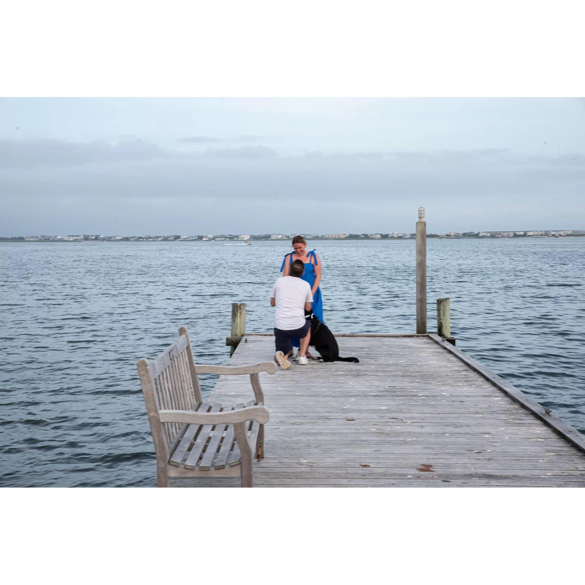 The proposal in Westhampton!