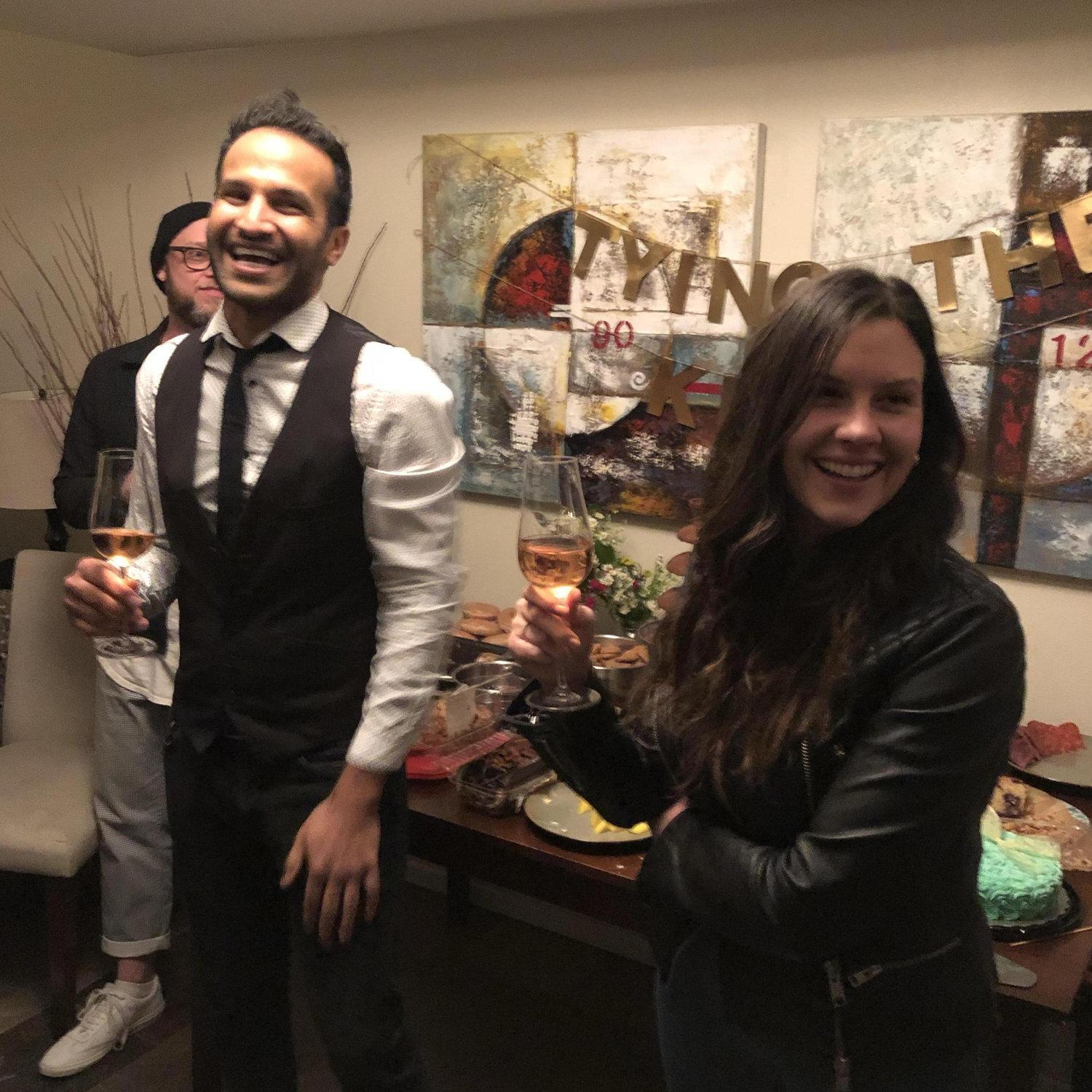 Engagement Party in LA with friends!