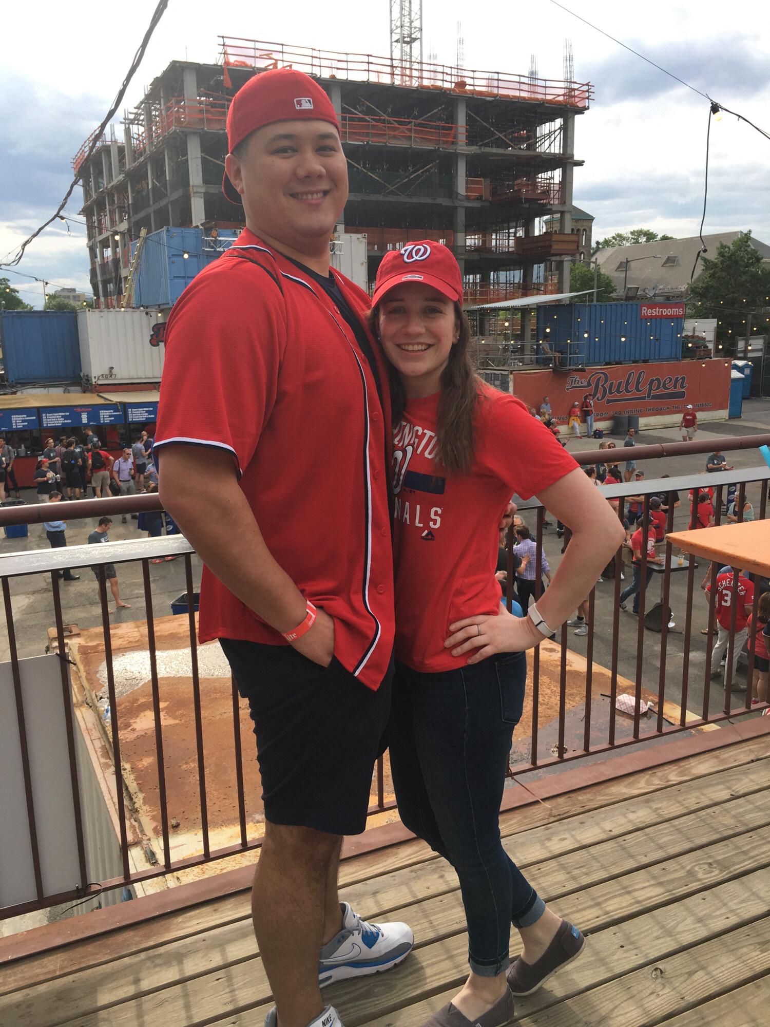 Our first sports outing! #goNats!
