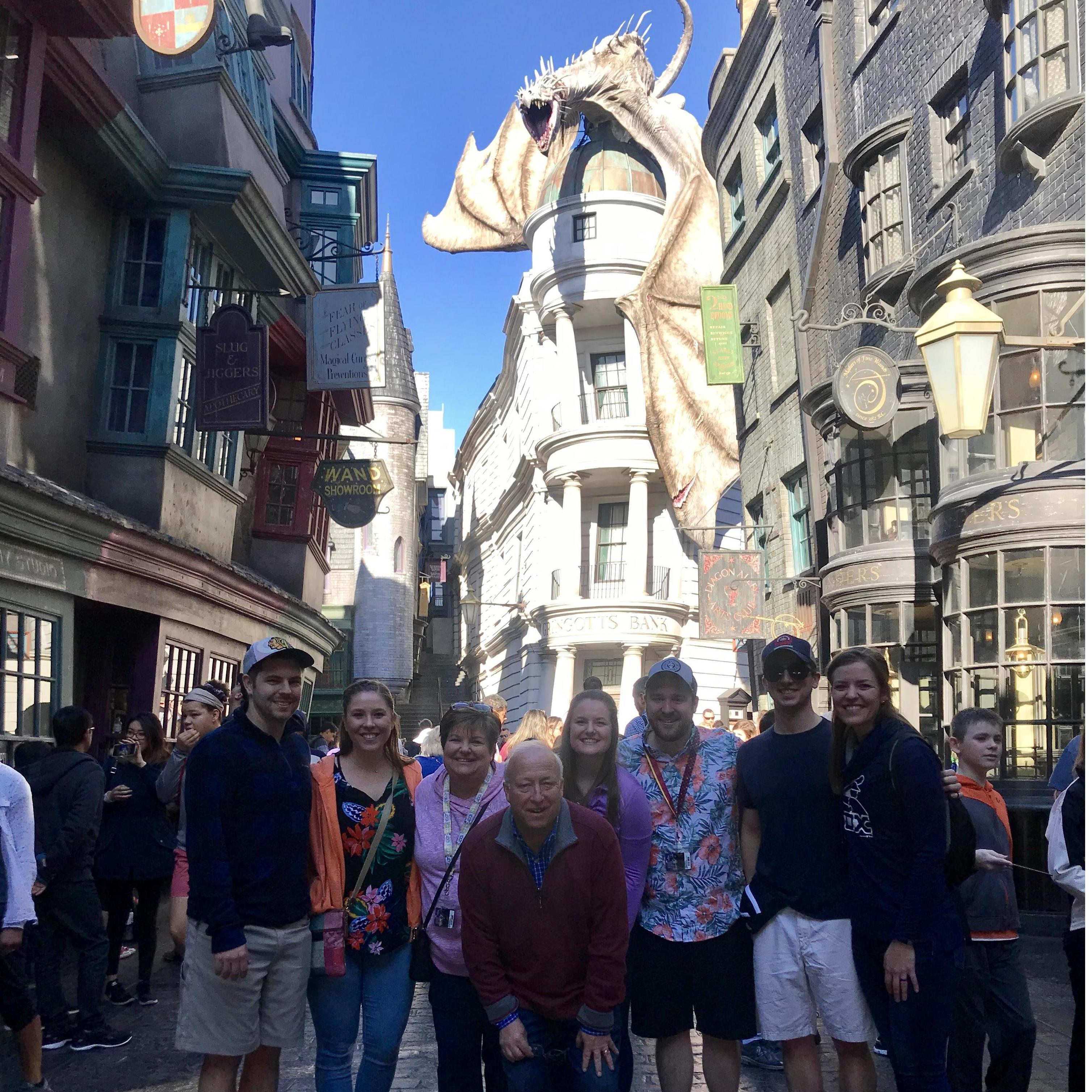 The McGinnis family and the boys took a vacation to Orlando, FL to visit Harry Potter World & Universal! February 2019