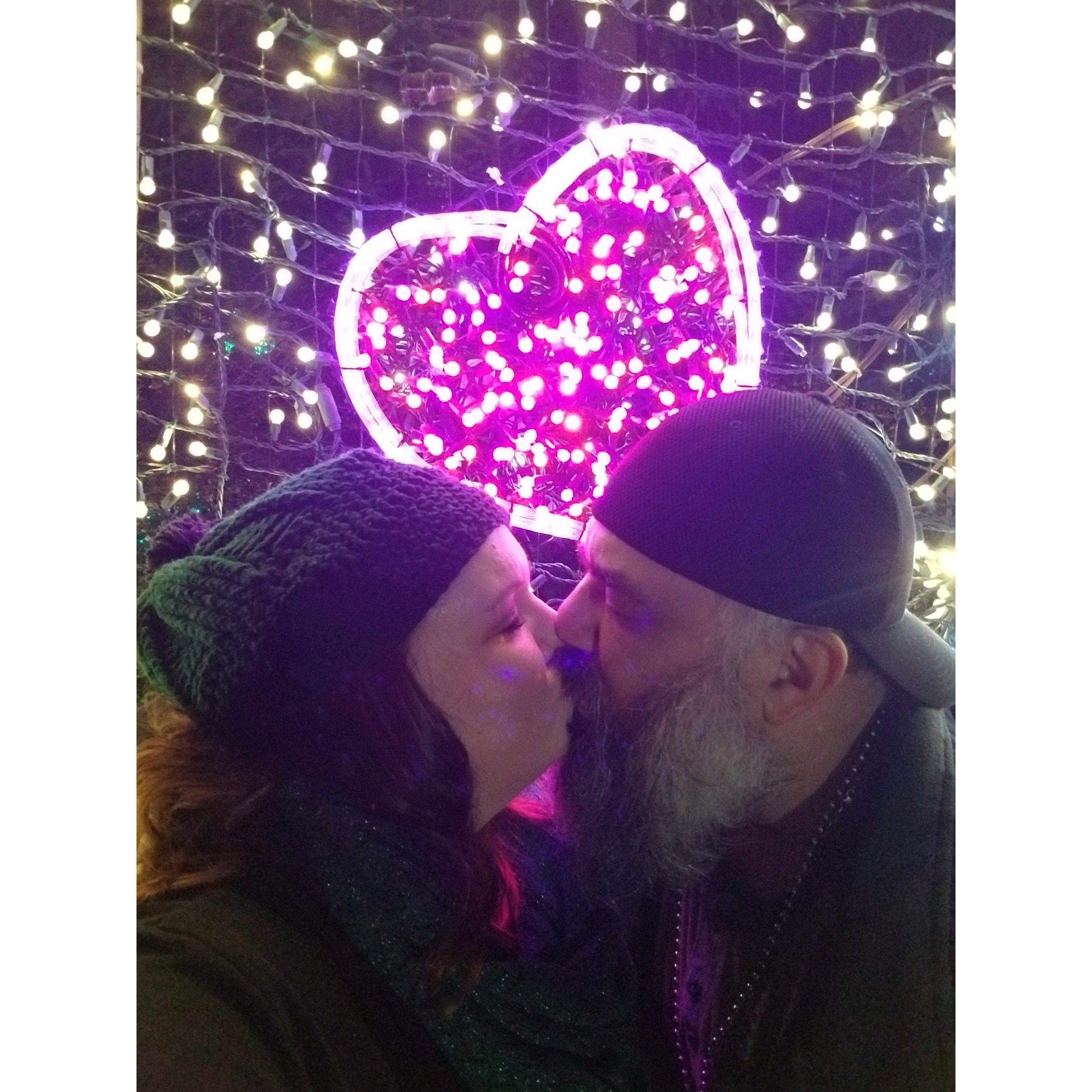 Portland Brew Lights. Always time for a smooch!