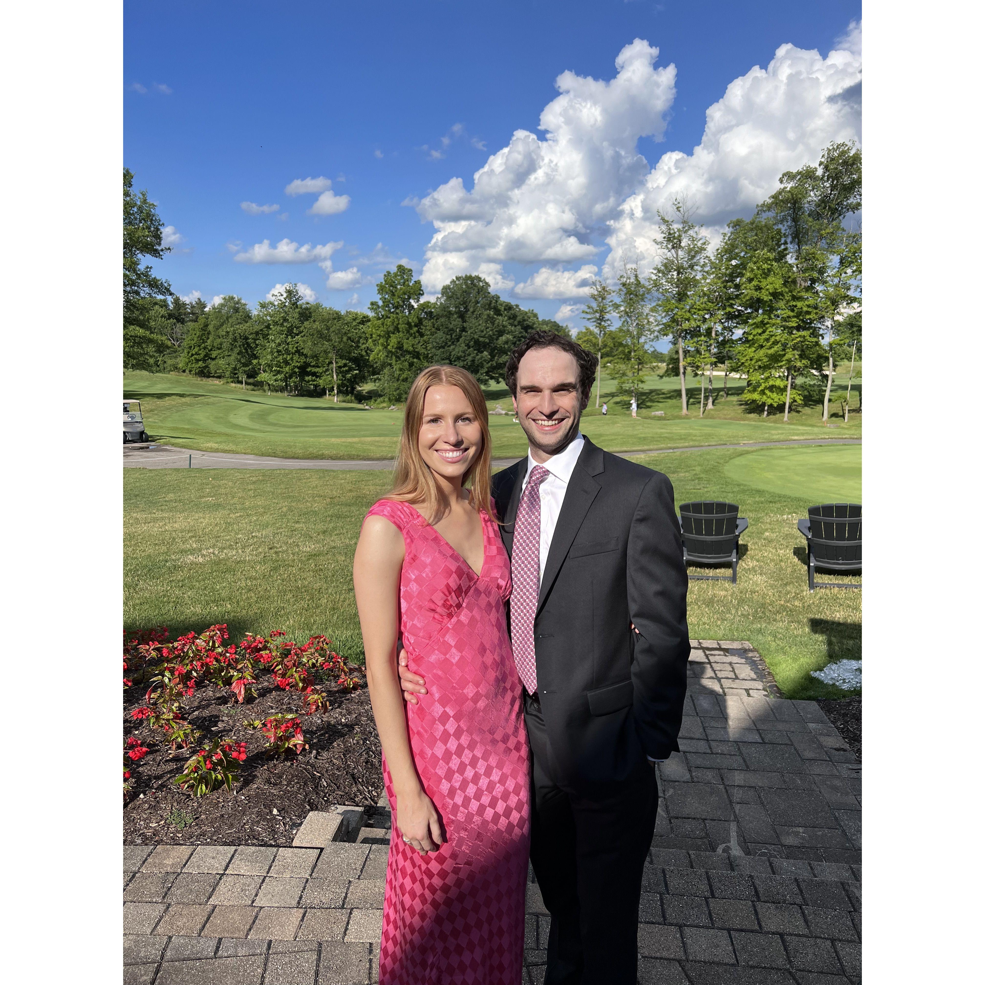 June 24th, 2023: Celebrated Connor and Anne's wedding together in Columbus!
