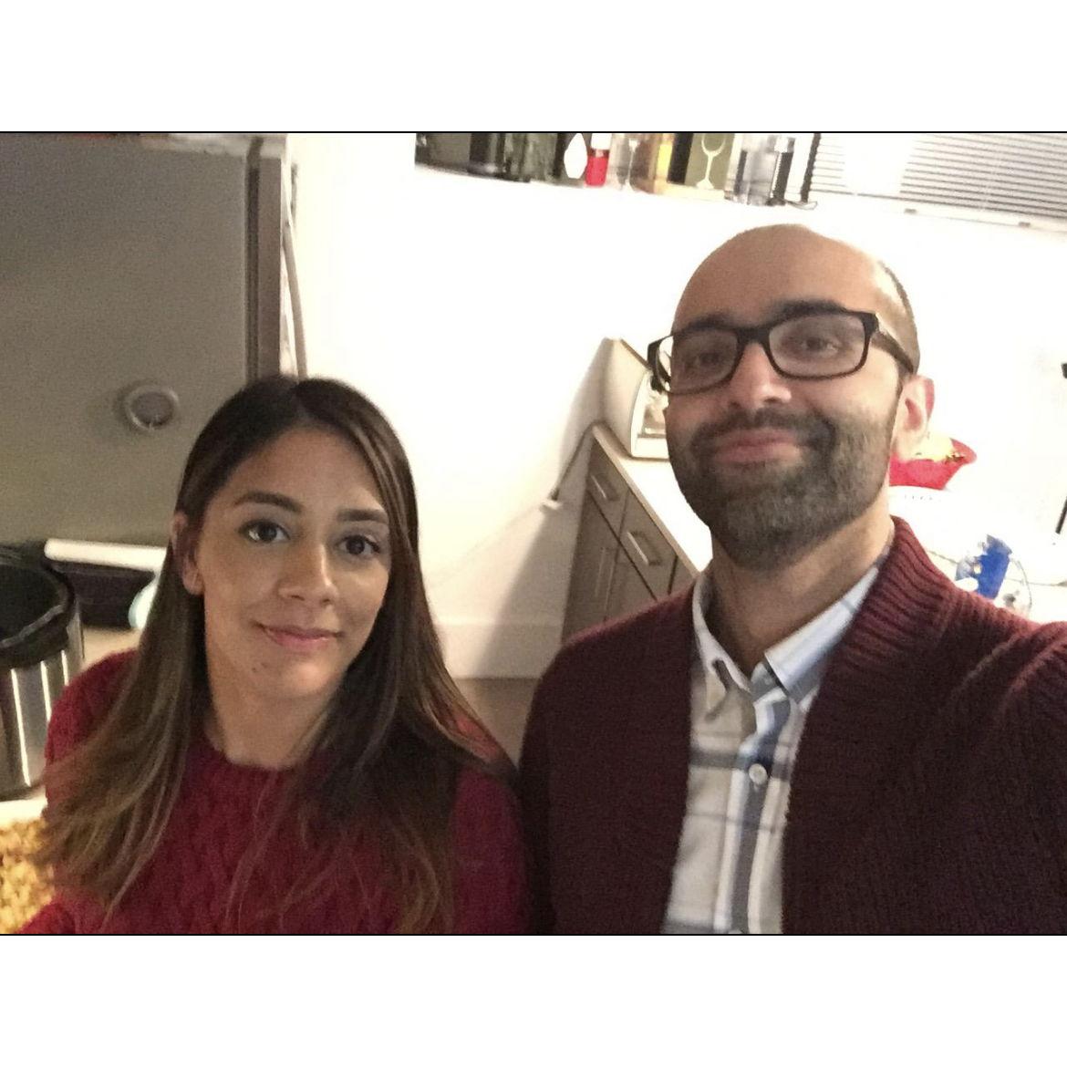 Our first picture together on Canadian thanksgiving as friends - Oct 2020. Little did we know what would happen in the future <3