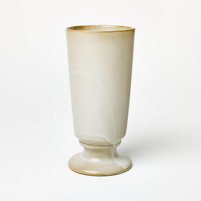 Ceramic Column Vase with Reactive Glaze - Threshold™ designed with Studio McGee