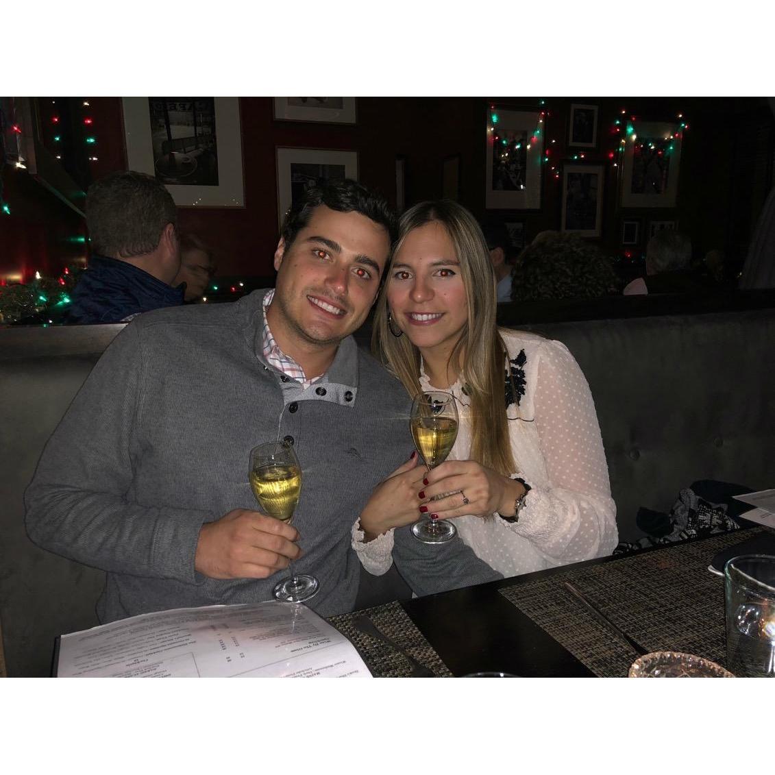 she said YES!