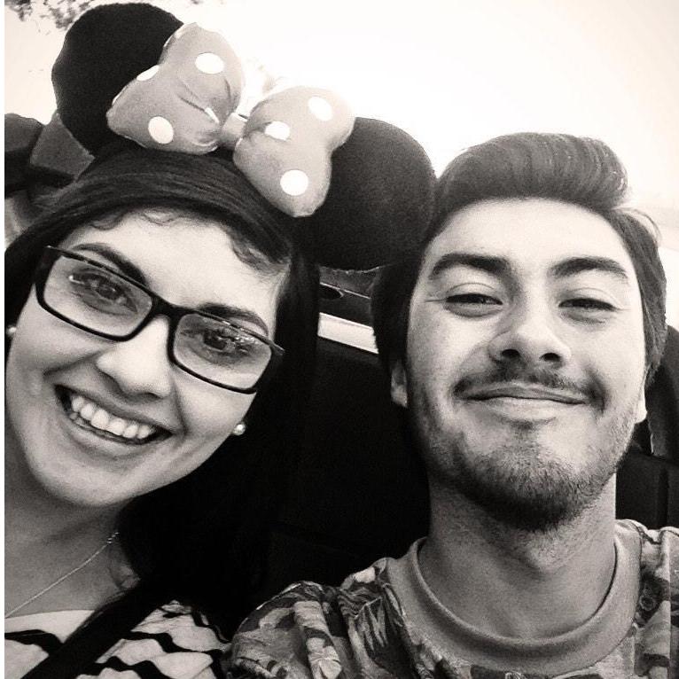 Our 1 year anniversary back in 2014. Also, the beginning of our Disney obsession <3