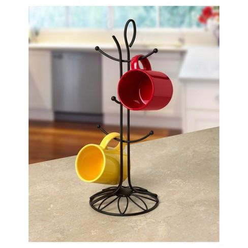 Spectrum Leaf Mug Holder - Black