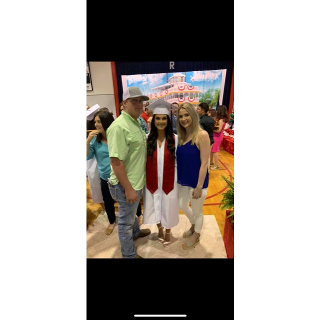 Lauren graduation night!