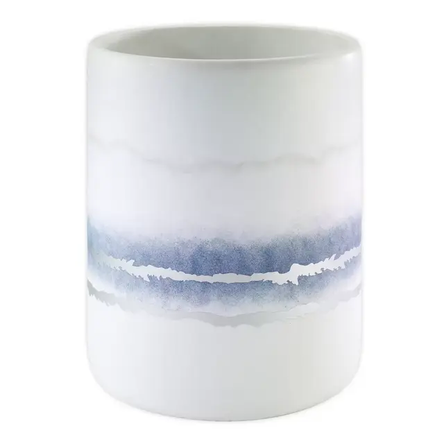 Now House by Jonathan Adler Vapor Wastebasket in Silver
