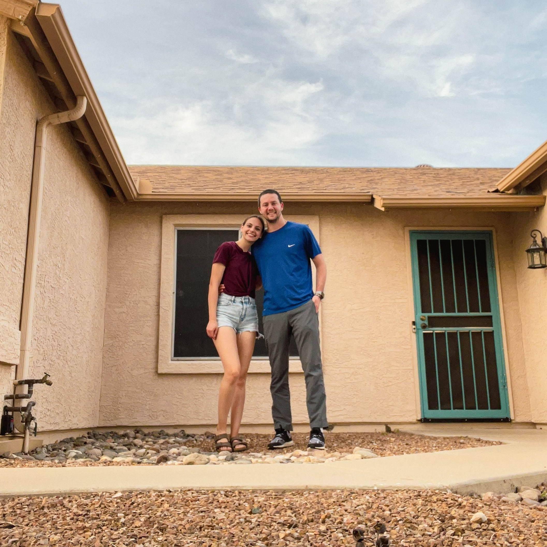 The day we got the keys to our first home - March 25, 2022