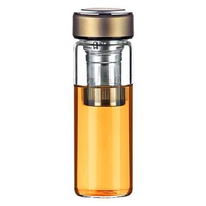 tianye - Justfwater Fruit and Tea Infuser Glass Water Bottle,Travel Tumbler with Neoprene Sleeve