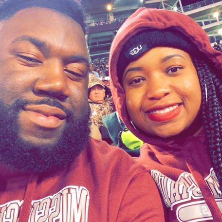 Our first MSU game!