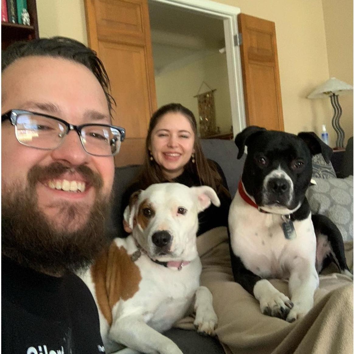 Shout out to our friends who let us hang out with their dogs
